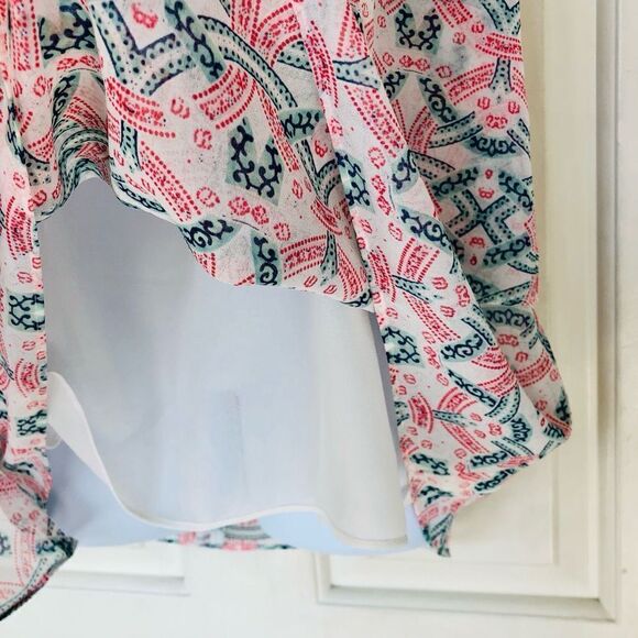 Cabi Mosaic Print Sleeveless Floaty Tunic Top - Picture 7 of 13